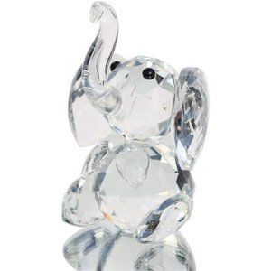 Crystal Elephant Figurines Collectibles Glass Animal Figurine for Table Home